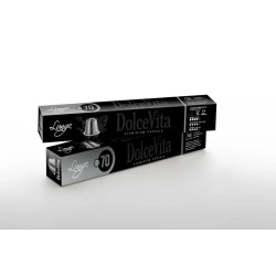 Capsule aluminium compatible Nespresso® café Lungo