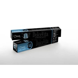 Capsule aluminium compatible Nespresso® café décaféiné